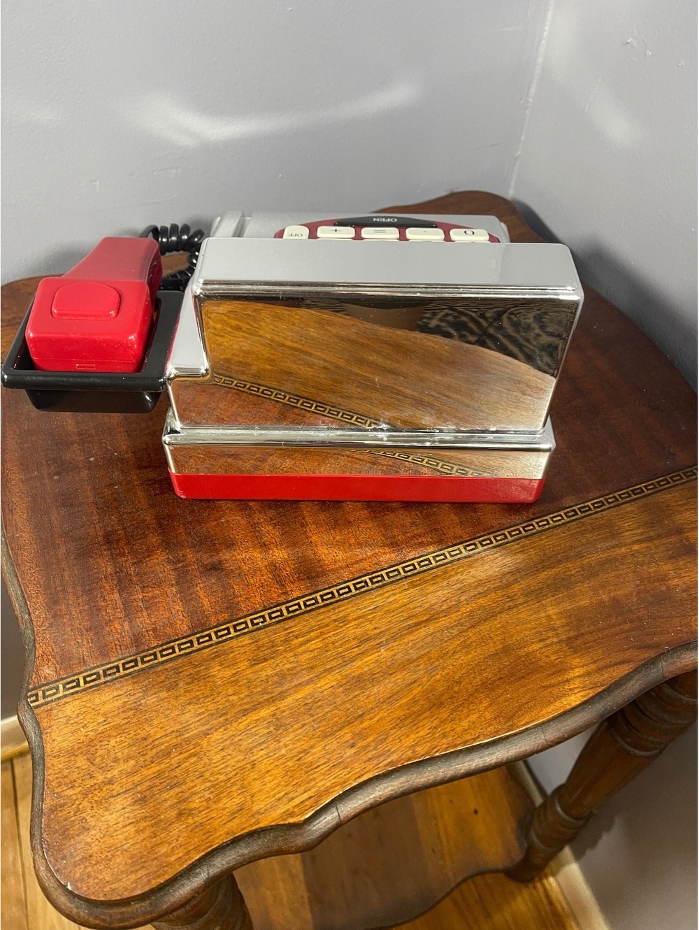 Vintage BATTAT Toy Cash Register Calculator w/ Drawer Working Scanner Debit Card - Picture 4 of 7